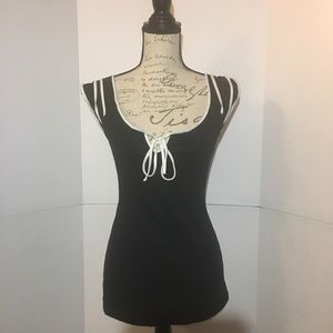 NWT French Laundry Keyhole Sailor Top